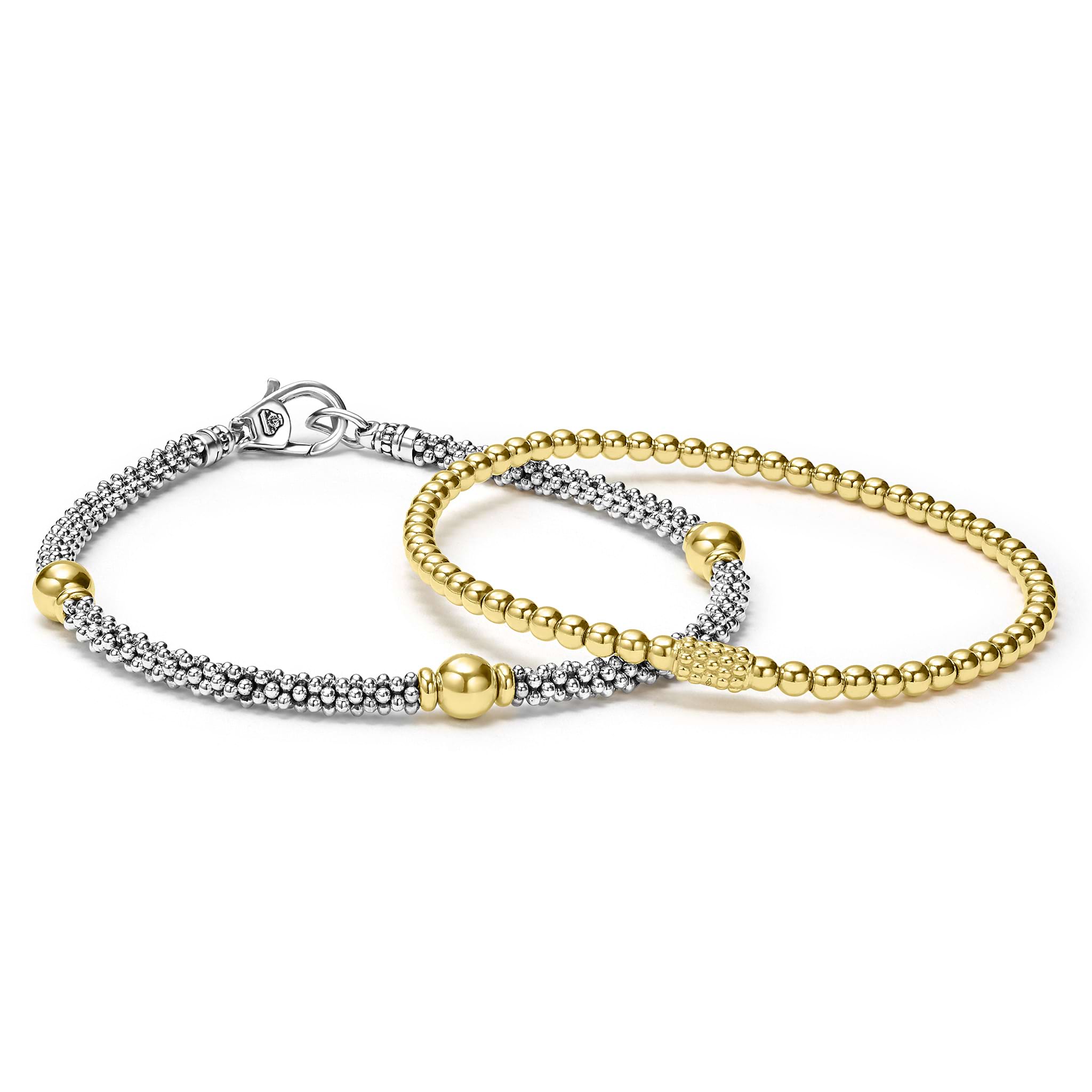 A LAGOS exclusive. An ideal gift set of two bracelets that can be paired perfectly together or worn on their own.