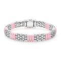 Pink Caviar Pink Ceramic and Sterling Silver Caviar Beaded Bracelet Gift Set
