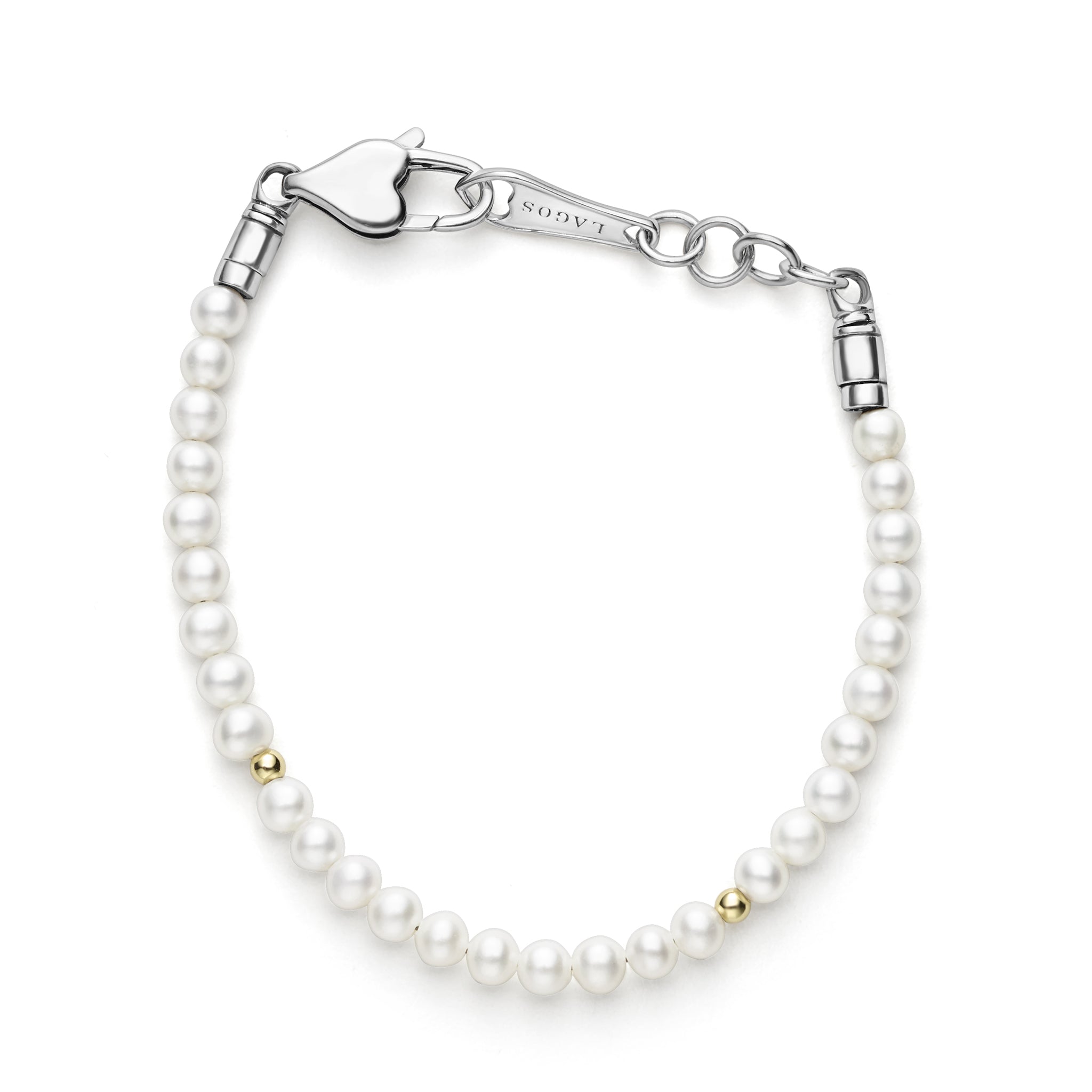 Caviar Icon Mother & Child Gold Pearl Bracelet Gift Set