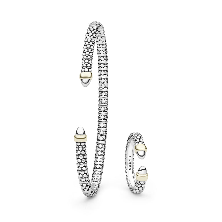 Two-Tone Mini Versa Ring & Bracelet Gift Set