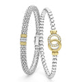 Two-Tone Diamond Rope & Stretch Bracelet Gift Set