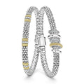 Caviar Lux Two-Tone Diamond Lux Bracelet Gift Set