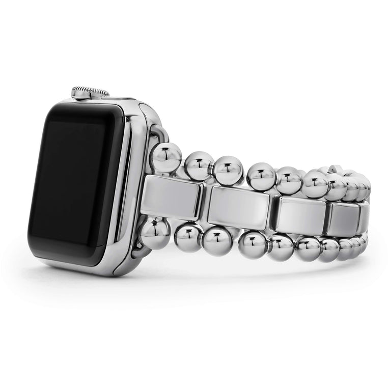 Stainless Steel Watch Bracelet, 38-44mm, Smart Caviar