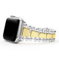 Created exclusively for your Apple Watch®, this watch bracelet is crafted from 18K gold and sterling silver signature links. Watch face sold separately.