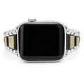 Studio 18K Gold and Black Ceramic Full Diamond Watch Bracelet - 42-49mm