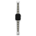 Studio 18K Gold and Black Ceramic Full Diamond Watch Bracelet - 38-42mm