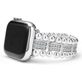 Created exclusively for your Apple Watch®, this watch bracelet is crafted with diamonds set in sterling silver signature links. Fits the Series 1 through 10 Apple Watch® for the 38mm through 45mm sizes. Watch face sold separately.