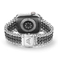 Smart Caviar Black Ceramic and Stainless Steel Infinite Watch Bracelet-38-45mm