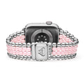 Smart Caviar Pink Ceramic and Stainless Steel Infinite Watch Bracelet-42-49mm