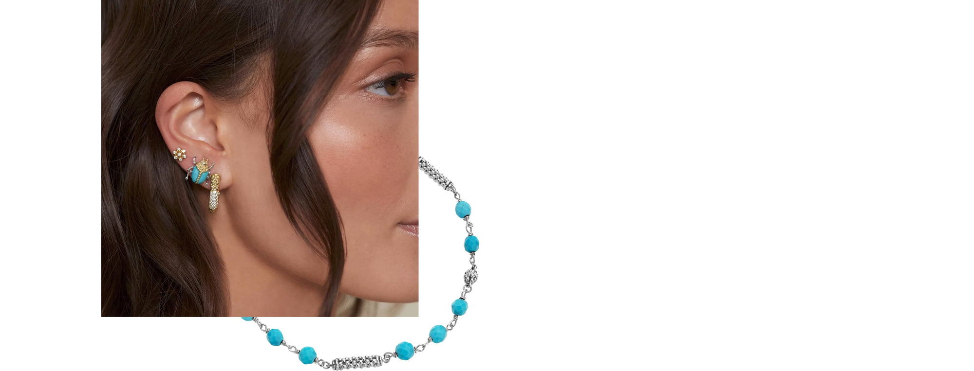 WOMAN WEARING TURQUOISE JEWELRY