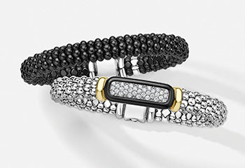 Gold Station Caviar Bracelet | 9mm | LAGOS Jewelry