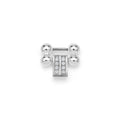 One individual sterling silver and diamond link to lengthen your Smart Caviar bracelet. LAGOS diamonds are the highest quality natural stones.