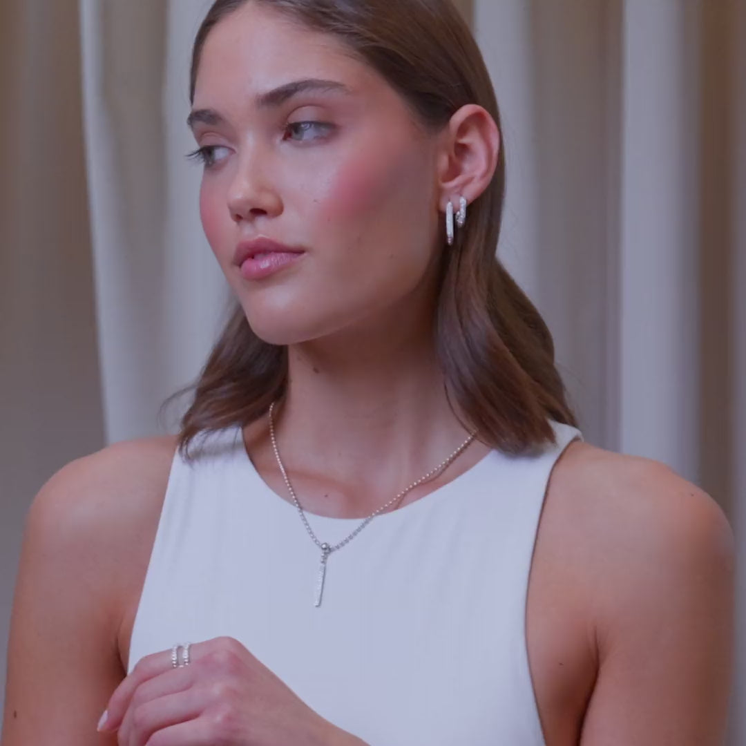Model wearing LAGOS Earrings