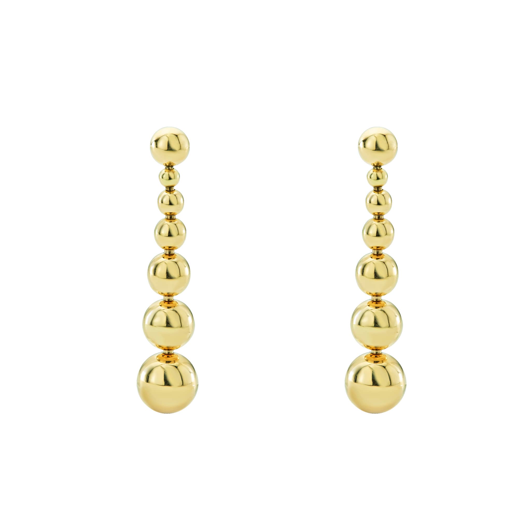 caviar earrings,gold earrings,drop earrings,statement earrings