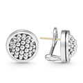 Signature Caviar beads accented with bands of smooth sterling silver on these earrings. Effortless to style for work or weekends.