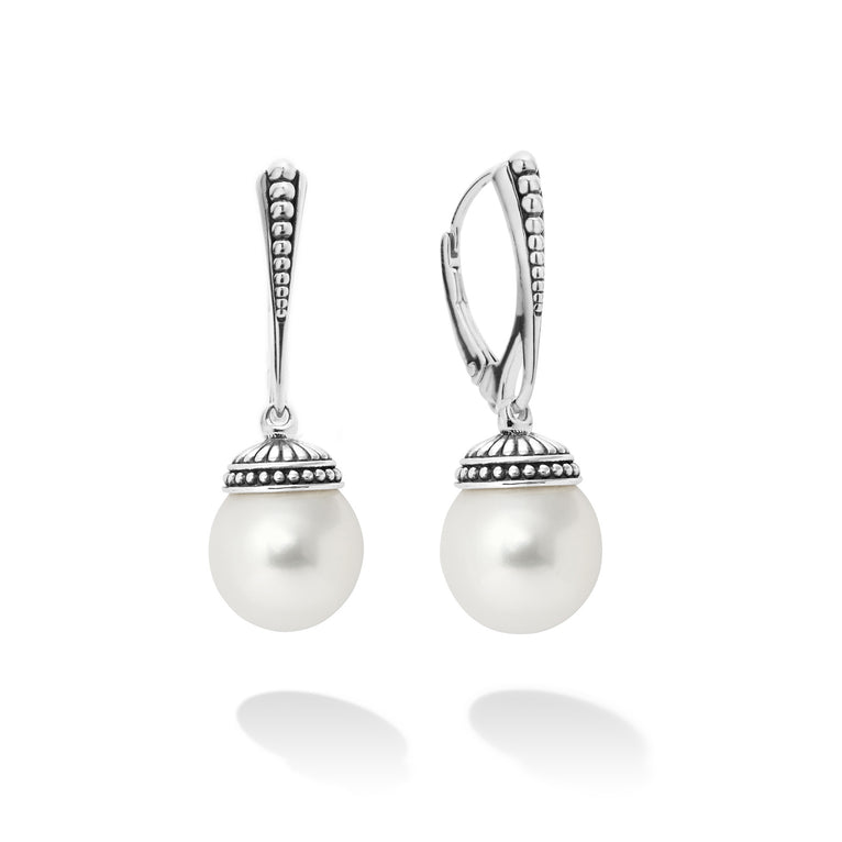 Pearl Drop Earrings, Luna