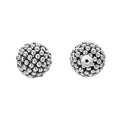A LAGOS exclusive. Sterling silver Caviar beaded earring backs that are perfect to wear with any LAGOS stud earring front.