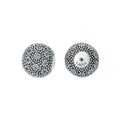 A LAGOS.com exclusive. Swiss blue topaz gemstones with sterling silver beading form these versatile earring backs. Wear this back with any LAGOS stud earring front.