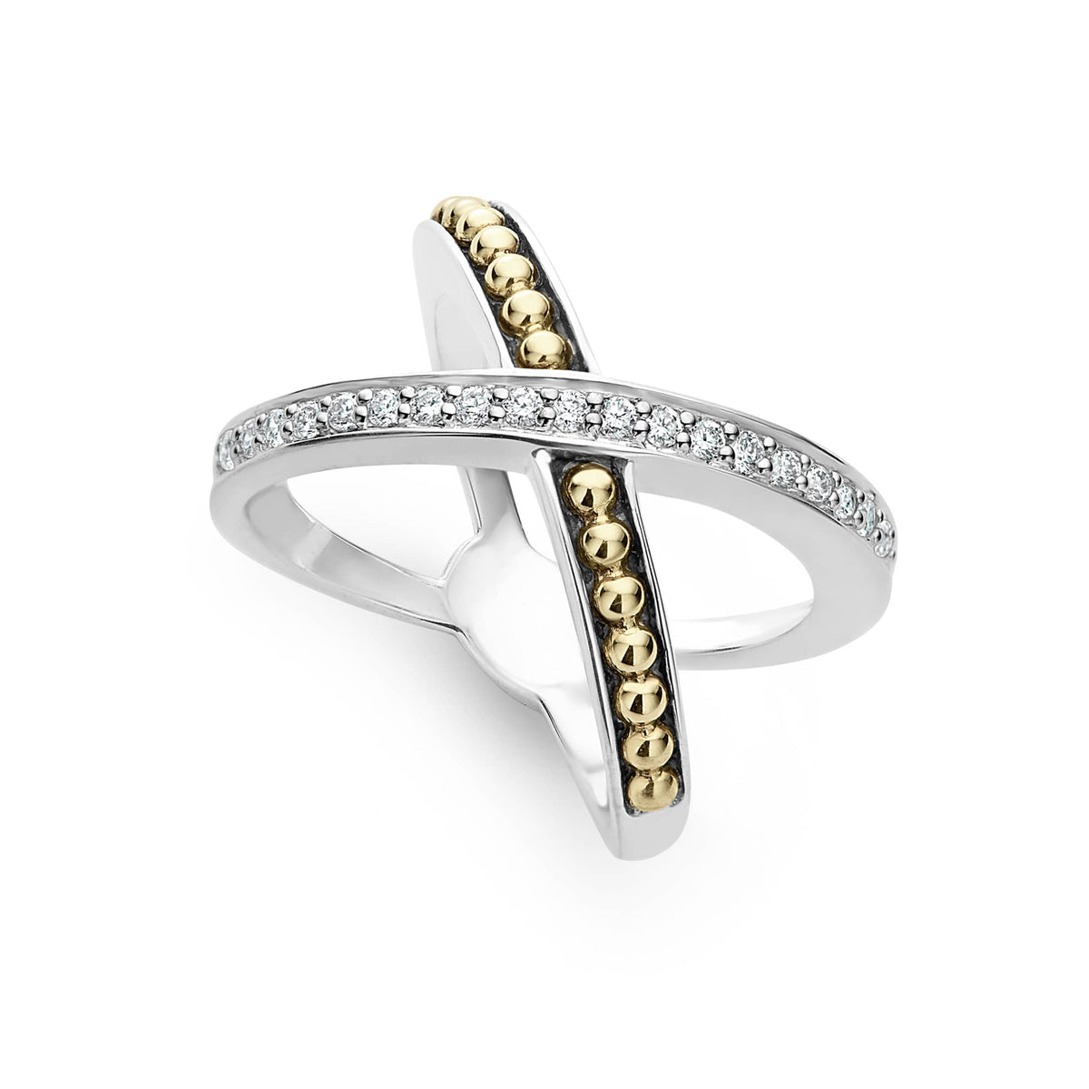 Diamond X Ring | KSL | LAGOS Jewelry