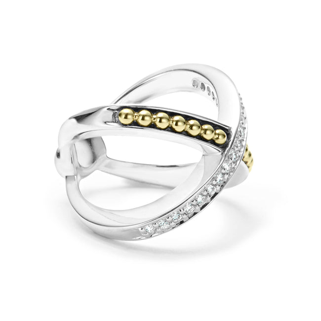 Diamond X Ring | KSL | LAGOS Jewelry