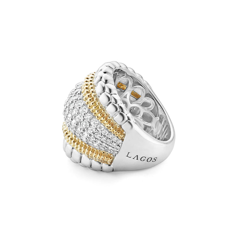 caviar ring,cocktail ring,lagos ring,statement ring