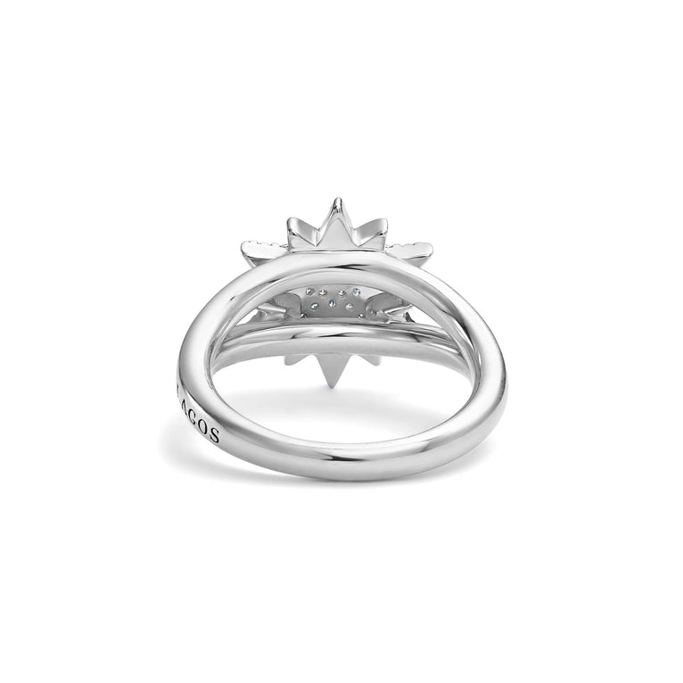 Caviar ring,diamond ring,statement ring,designer ring