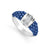 Blue Caviar Ceramic Diamond Stacking Ring