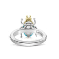 Rare Wonders Turquoise Beetle Diamond Ring in sterling silver with turquoise and 18K gold accents, featuring a beetle design by LAGOS.