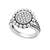 Diamond|caviar ring,cocktail ring,lagos ring,statement ring