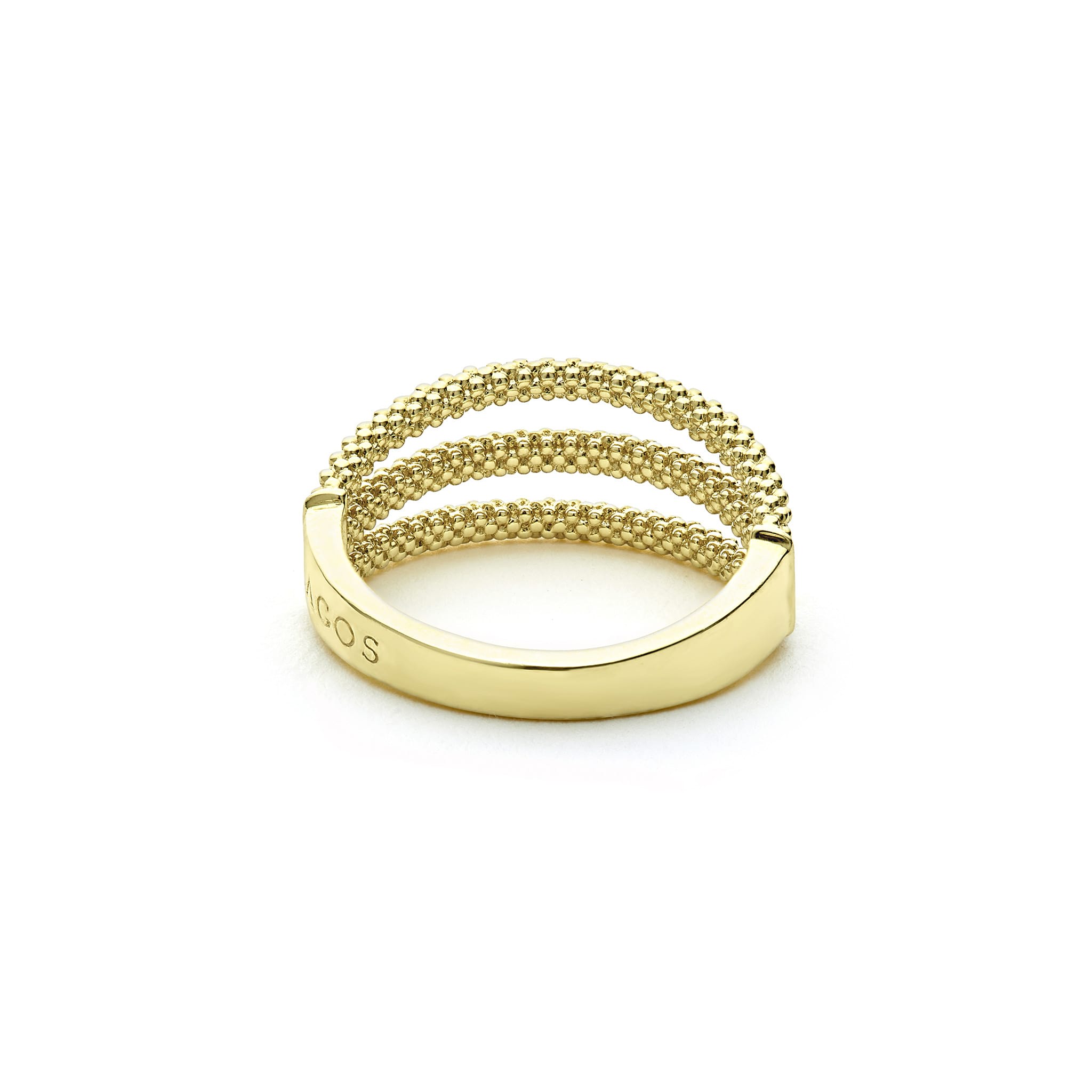 Signature Caviar 18K Gold Superfine Caviar Ring