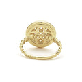 Meridian 18K Gold Caviar Ring