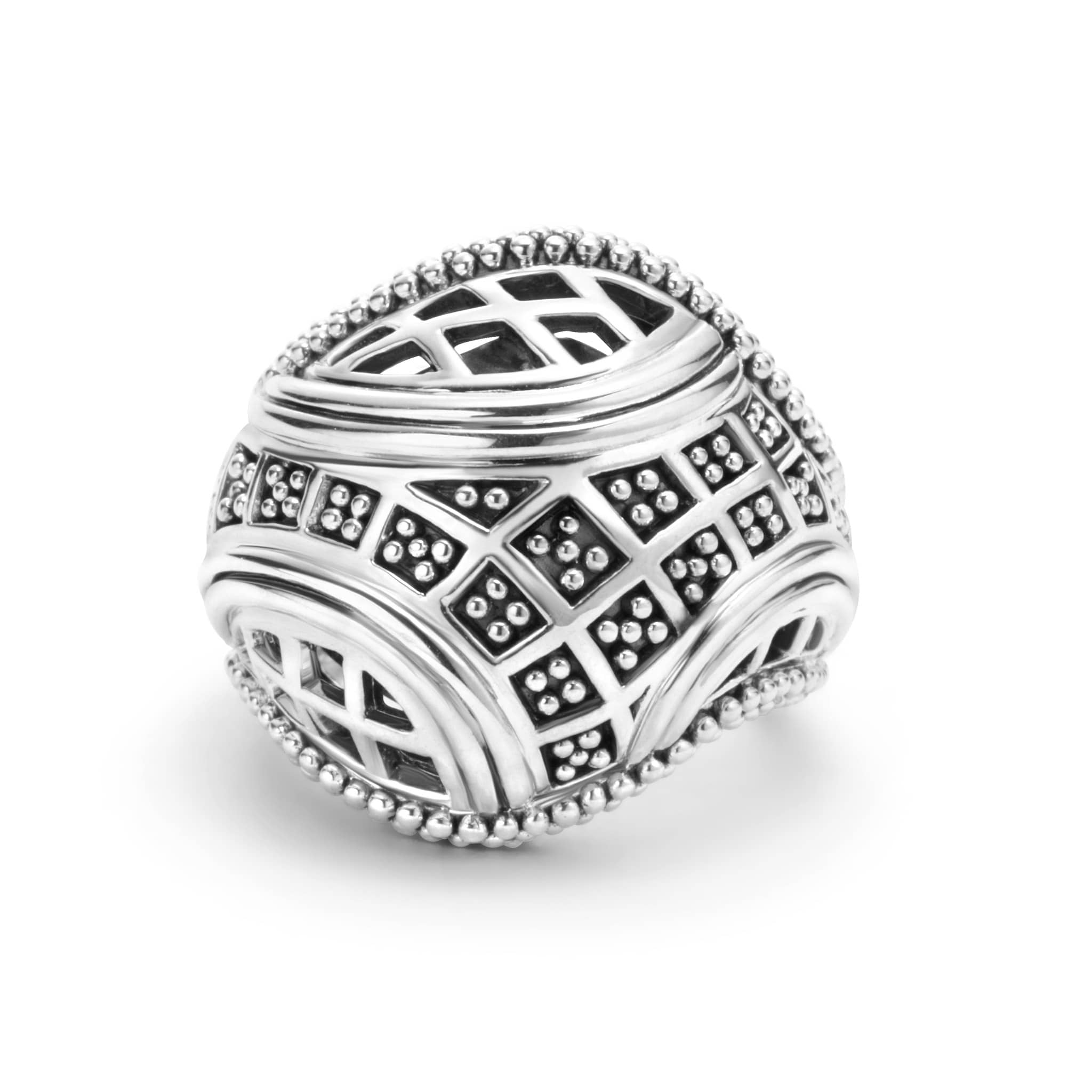 caviar ring,cocktail ring,lagos ring,statement ring