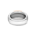 High Bar Rose Gold Station Caviar Ring
