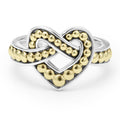 Beloved Large Two-Tone Heart Ring