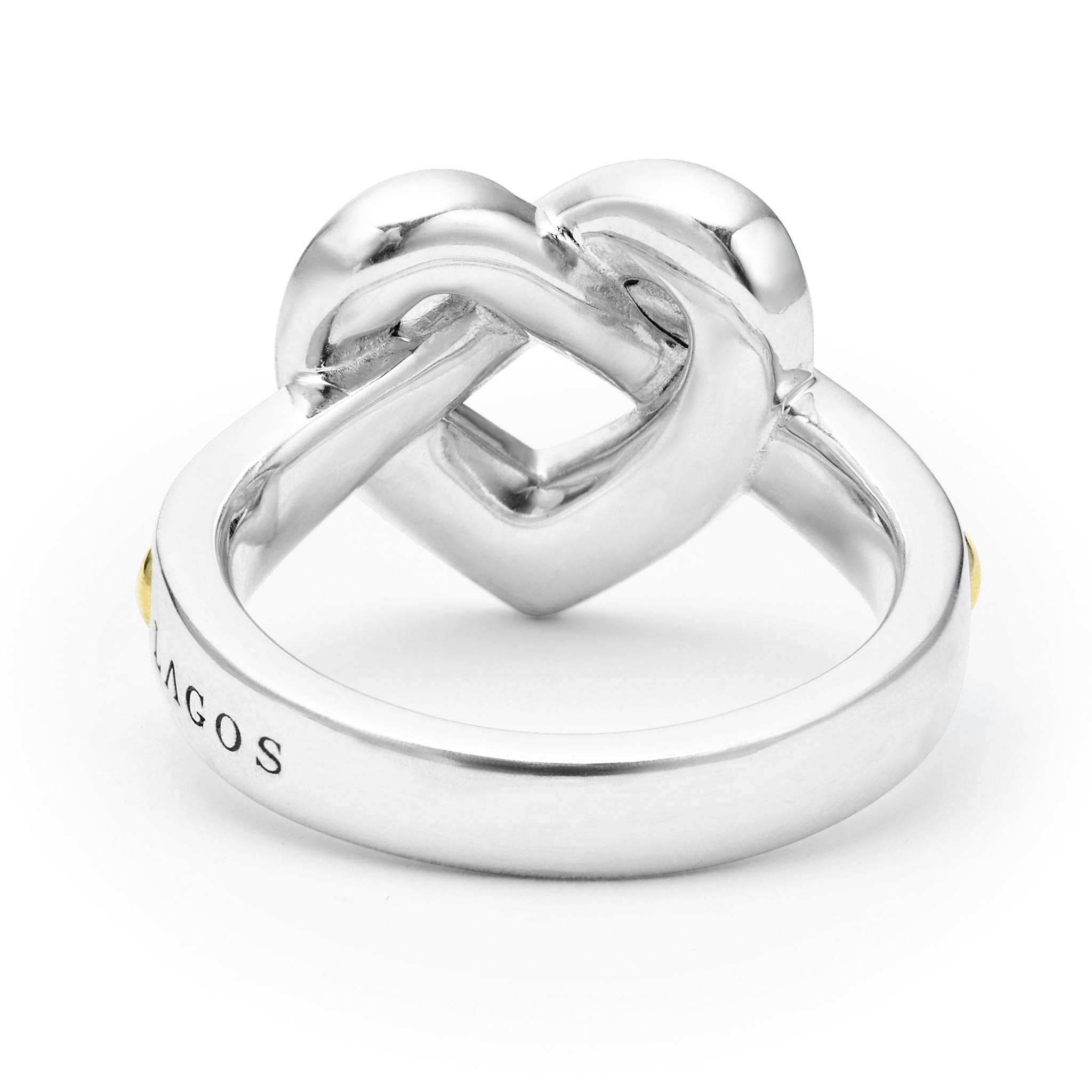 Beloved Large Two-Tone Heart Ring