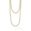 The ideal layering piece. An 18K gold necklace crafted of 18K gold finished with a signature lobster clasp detailing the LAGOS crest.