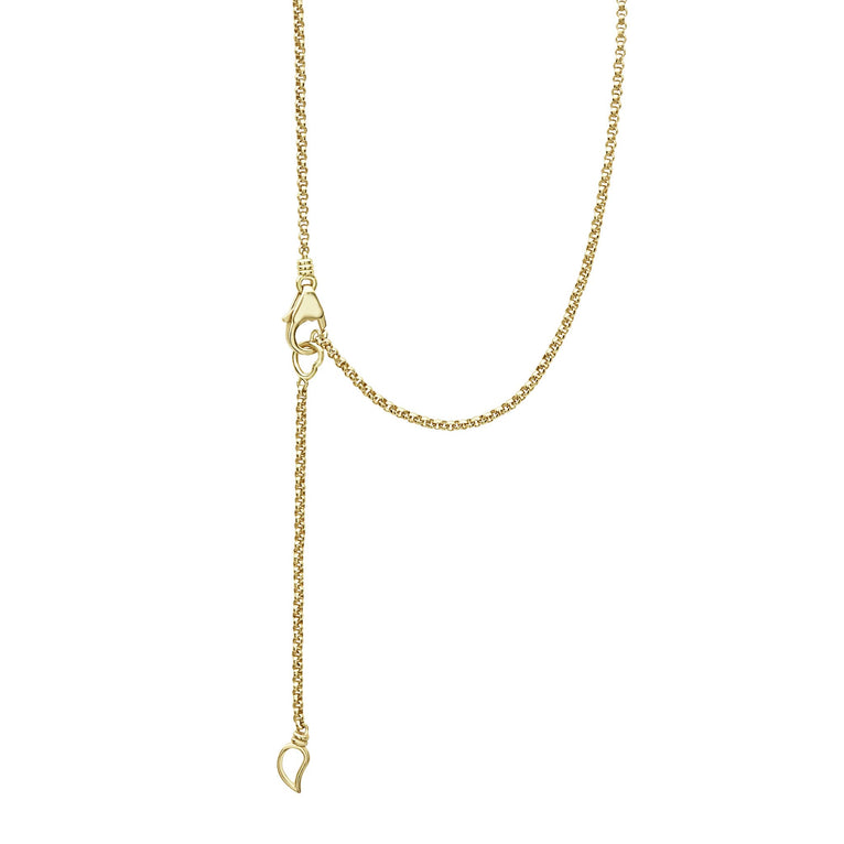 Caviar Gold Caviar Tassel Diamond Pendant Necklace features layered box chains with leaf-like pendants, adorned with 18K gold and diamond-accented caviar beading.