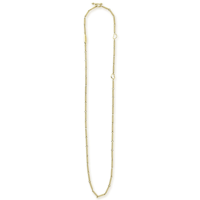 Signature Caviar 18K Gold Superfine Caviar Link Necklace