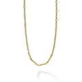 18K gold superfine Caviar beaded link necklace finished with a toggle clasp that allows for easy length adjustments.