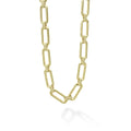 18K gold variations of Caviar beading & fluting elements form this timeless link necklace.