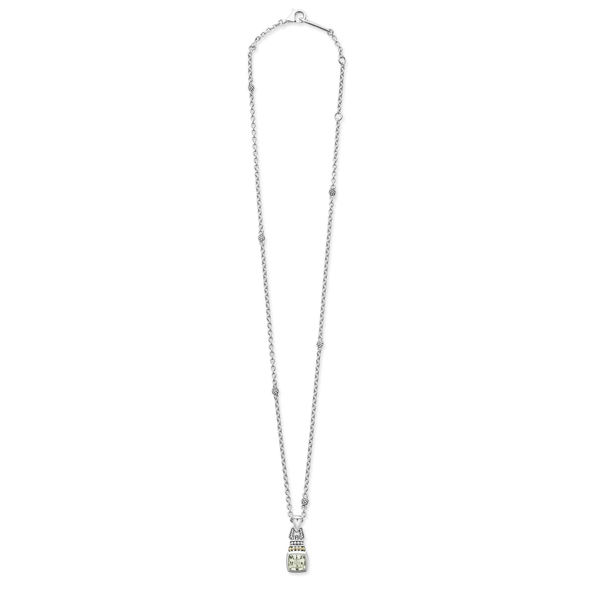 Prasiolite Pendant Necklace | Caviar Color | LAGOS Jewelry