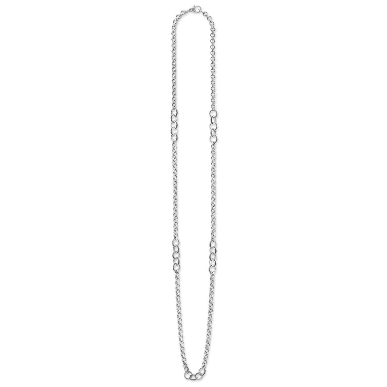 Signature Caviar Caviar Circle Link Necklace