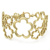 A LAGOS exclusive. Link bracelet formed by floral outlines of 18K gold.