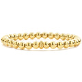 An 18K gold signature Caviar small beaded bracelet.