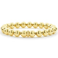 An 18K gold signature Caviar medium beaded bracelet.