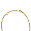 Covet Single Station Round Onyx Bracelet features a heart-shaped link, lobster-claw clasp, and LAGOS tag, crafted in 18K gold with onyx inlay and caviar beading.