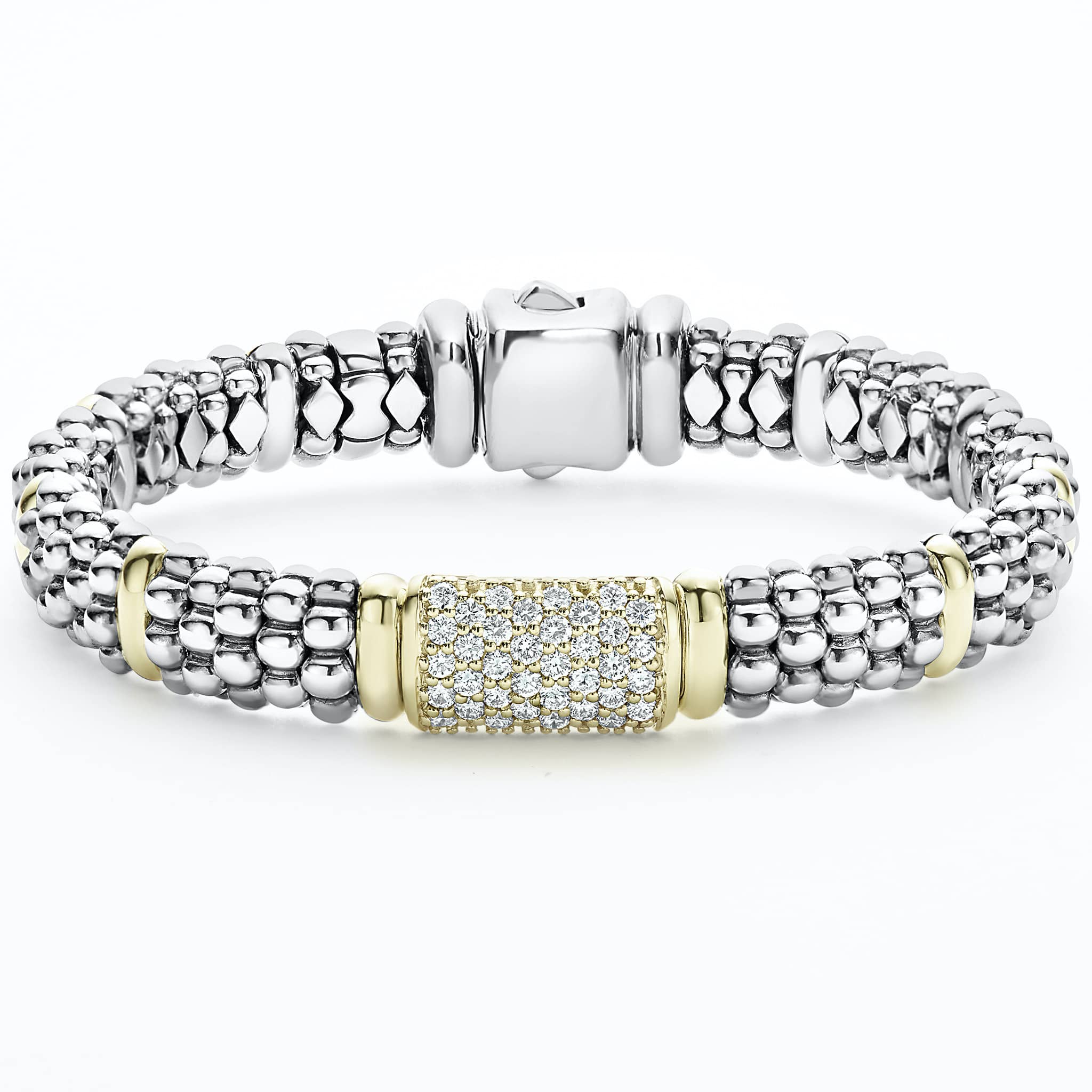 Lagos caviar diamond bracelet 2025
