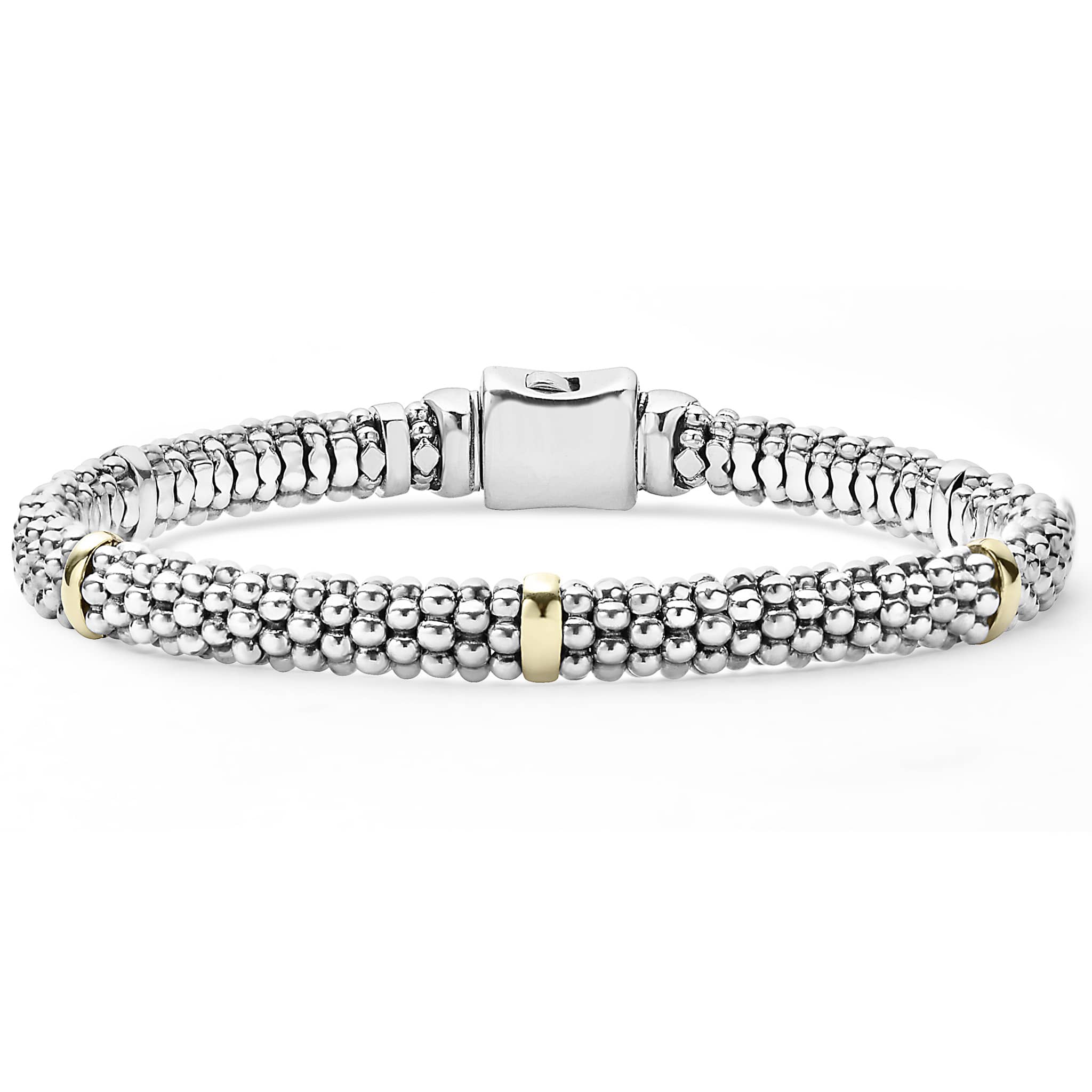 LAGOS 18k Gold Caviar Rope Bracelet, 6mm