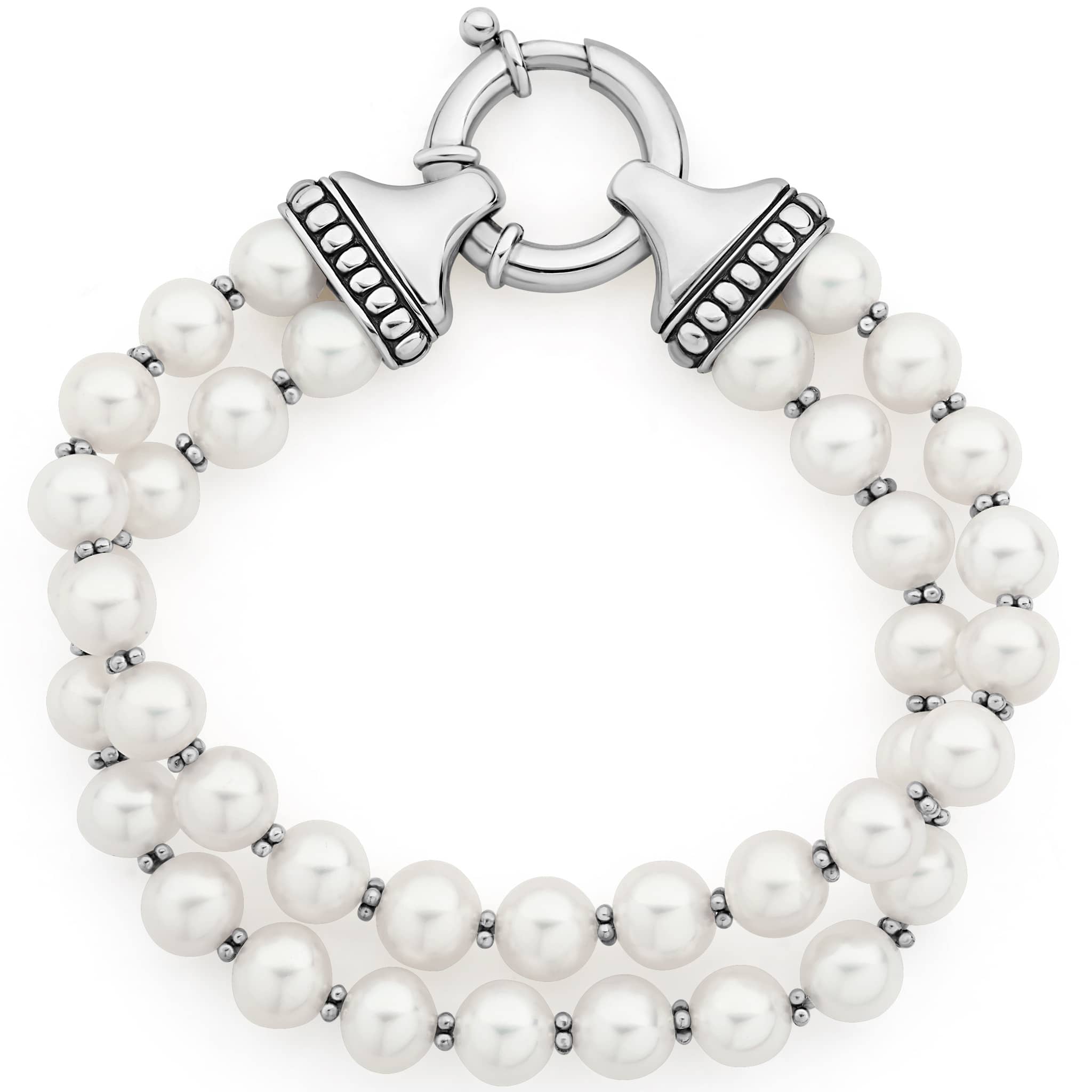 Double strand shop pearl bracelet