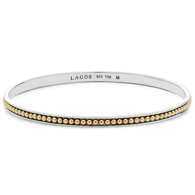 Caviar Beaded Bangle KSL LAGOS Jewelry